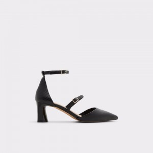 Dámské Blokové Podpatky Aldo Collette Strappy heeled shoe Černé | 84275JFWZ