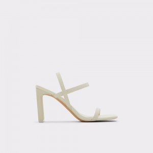 Dámské Blokové Podpatky Aldo Okurr Strappy heeled sandal Bílé | 56183WLFO