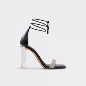 Dámské Blokové Podpatky Aldo Onardonita Heeled sandal - Cup sole Černé | 49183IMYG