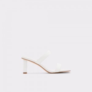 Dámské Blokové Podpatky Aldo Ranalassi Heeled mule - Cup sole Bílé | 53820NPCR