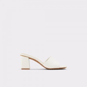 Dámské Blokové Podpatky Aldo Velalith High heel sandal - Block heel Bílé | 71540ODEL