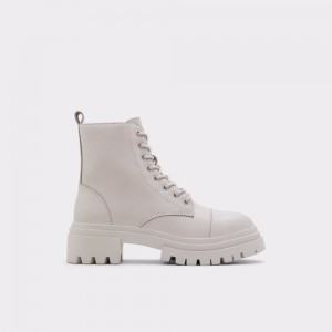 Dámské Bojové boty Aldo Bigmark Combat boots - Lug sole Šedé | 23796VFEM