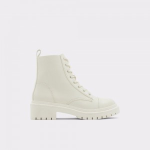 Dámské Bojové boty Aldo Goer Combat boots - Lug sole Bílé | 21350VGCK