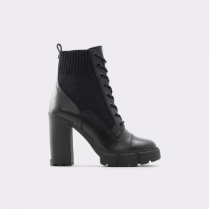 Dámské Bojové boty Aldo Rebel Combat boots - Lug sole Černé | 85164AIHT