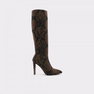 Dámské Boty Aldo Gwenith Knee-high boot - Block heel Hnědé | 48613AXLT