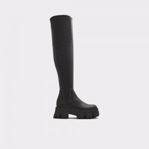 Dámské Boty Aldo Over-the-knee boot - Lug sole Černé | 58130AIRW