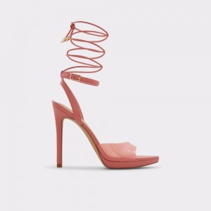 Dámské Boty Na Platformy Aldo Docilla Strappy heeled sandal - Stiletto platform Růžové | 34921IRGV