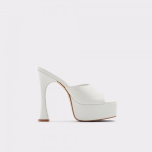 Dámské Boty Na Platformy Aldo Faraah High heel sandal - Block heel Bílé | 49826DXNC