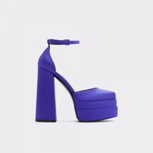 Dámské Boty Na Platformy Aldo Grandle Ankle strap heeled shoe - Plateforme Světle Fialové | 21547SRNB