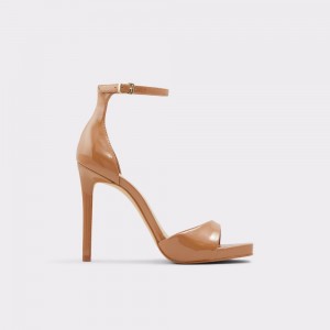 Dámské Boty Na Platformy Aldo Livia High heel sandal - Platform Hnědé | 45732MLPJ