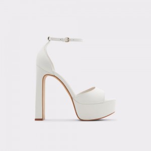 Dámské Boty Na Platformy Aldo Posh High heel sandal - Block heel Bílé | 47832VPXC