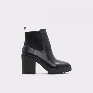 Dámské Chelsea Boty Aldo Chetta Chelsea boot - Lug sole Černé | 21630NUGS