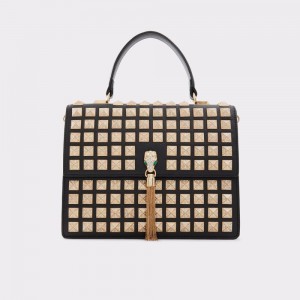 Dámské Clutch Aldo Grandsnake Top handle bag Černé | 34692VBHO