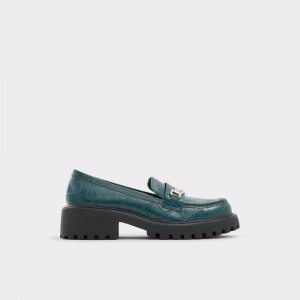 Dámské Loafers Aldo Bigstep Loafer - Lug sole Tmavě Zelene | 84120BORU