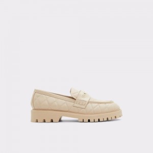 Dámské Loafers Aldo Moxy Loafer - Lug sole Světle Béžový | 65971MCUW