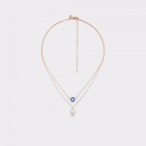 Dámské Náhrdelníky Aldo Qerarith Necklace Tmavě Blankyt | 73954ZKHG