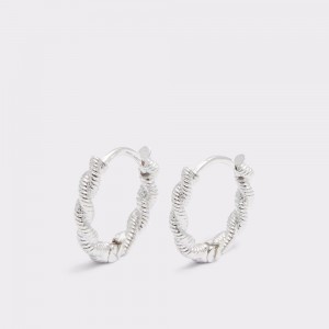 Dámské Náušnice Aldo Adworeven Hoop earrings Stříbrné | 74830GEAW