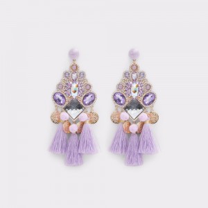 Dámské Náušnice Aldo Escanaba Chandelier earrings Světle Fialové | 39672OTRS