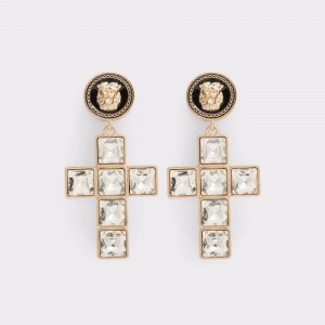 Dámské Náušnice Aldo Lesath Statement earrings Černé Zlaté | 40162UCYN