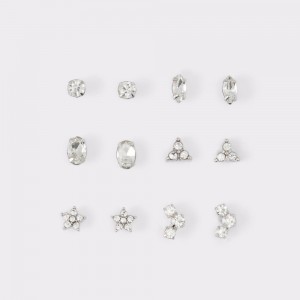 Dámské Náušnice Aldo Oleratha Stud earrings Stříbrné | 70286WMGL