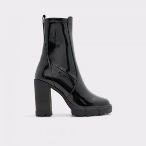 Dámské Perfect Pairings Aldo Ilanna Ankle boot - Lug sole Černé | 08724CQMT