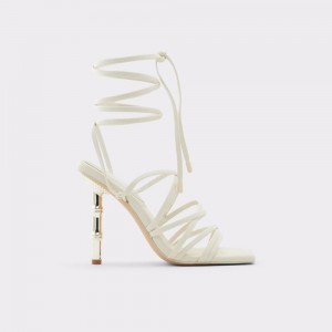 Dámské Podpatky Aldo Bodisse Strappy heeled sandal - Stiletto heel Bílé | 82160VPTX