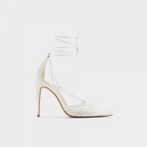 Dámské Podpatky Aldo Ladanten Strappy heeled shoe Bílé | 82159EVRG