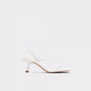 Dámské Podpatky Aldo Loni Strappy high heel sandal - Block heel Bílé | 59421JHPO