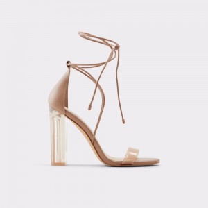 Dámské Podpatky Aldo Onardonia Strappy heeled sandal Béžový | 60924WLVP