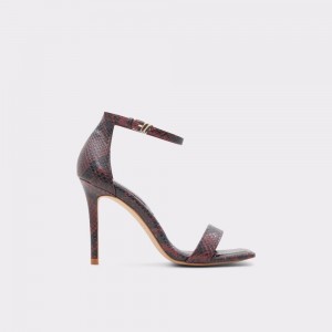 Dámské Podpatky Aldo Renza Ankle strap heeled sandal - Stiletto heel Červené | 91634ZUXF