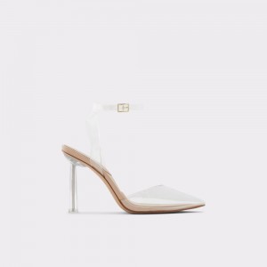 Dámské Podpatky Aldo Solara Strappy heeled sandal - Stiletto heel Clear | 60837MWPZ