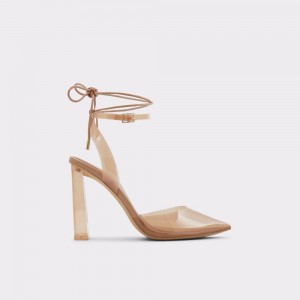 Dámské Podpatky Aldo Tilah Strappy heeled shoe - Block heel Béžový | 07826MTOE