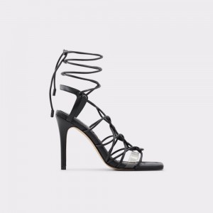 Dámské Podpatky Aldo Truelove Strappy heeled sandal - Stiletto heel Černé | 19840EQCZ