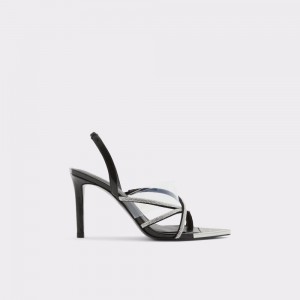 Dámské Sandály Aldo Aabelle Strappy high heel sandal - Stiletto heel Černé | 26413QTHY