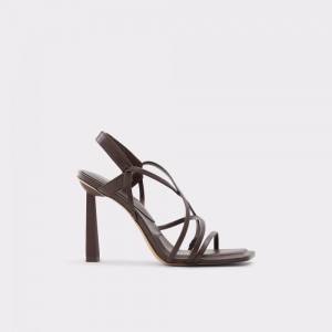 Dámské Sandály Aldo Amilia Strappy high heel sandal Tmavě Hnědé | 45089HMPB