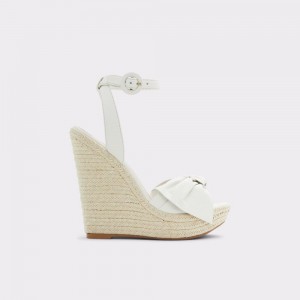 Dámské Sandály Aldo Besch Wedge sandal - Wedge heel Bílé | 19275LCYJ