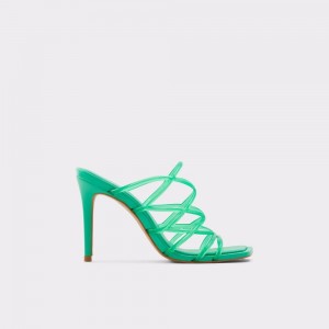 Dámské Sandály Aldo Brigette Strappy heeled sandal - Stiletto heel Zelene | 72905UIBR