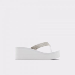 Dámské Sandály Aldo Chima Flip flops Bílé | 81507XIFT