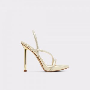 Dámské Sandály Aldo Dorah Sling back heeled sandal Zlaté | 48053EMOK