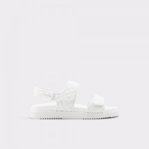 Dámské Sandály Aldo Eowiliwia Sling back sandal Bílé | 34167BJEO