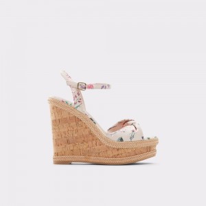 Dámské Sandály Aldo Florenna Wedge sandal - Wedge heel Růžové | 12854KSEQ