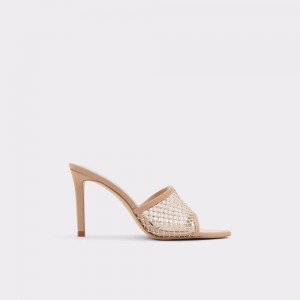 Dámské Sandály Aldo Fluri High heel sandal - Stiletto heel Béžový | 58927BHFY