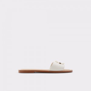 Dámské Sandály Aldo Glaeswen Slide sandal Bílé | 02398FWZC