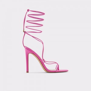 Dámské Sandály Aldo Glaosa Strappy heeled sandal - Stiletto heel Růžové | 96827FJUI