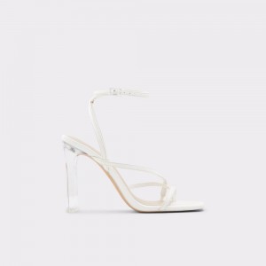 Dámské Sandály Aldo Hainiel Strappy heeled sandal - Cup sole Bílé | 10432DTAR