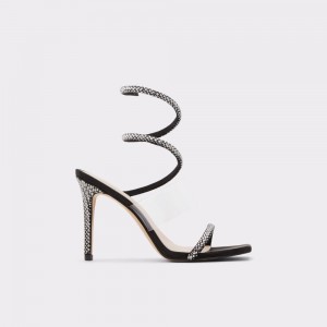 Dámské Sandály Aldo High heel sandal - Stiletto heel Černé | 69014RXQP