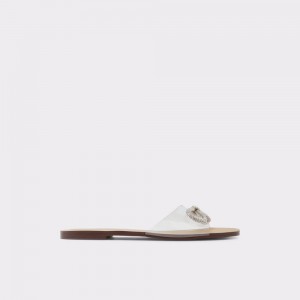 Dámské Sandály Aldo Ibigothiel Flat sandal Stříbrné | 35726AFPU