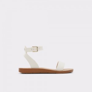 Dámské Sandály Aldo Kedaredia Flat sandal Bílé | 40659QRVI