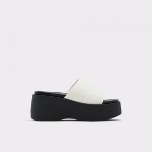 Dámské Sandály Aldo Libby Wedge sandal - Wedge heel Bílé | 74083GZUM