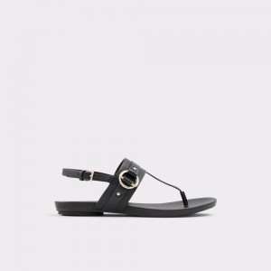 Dámské Sandály Aldo Pandra Thong sandal Černé | 57230RSEK